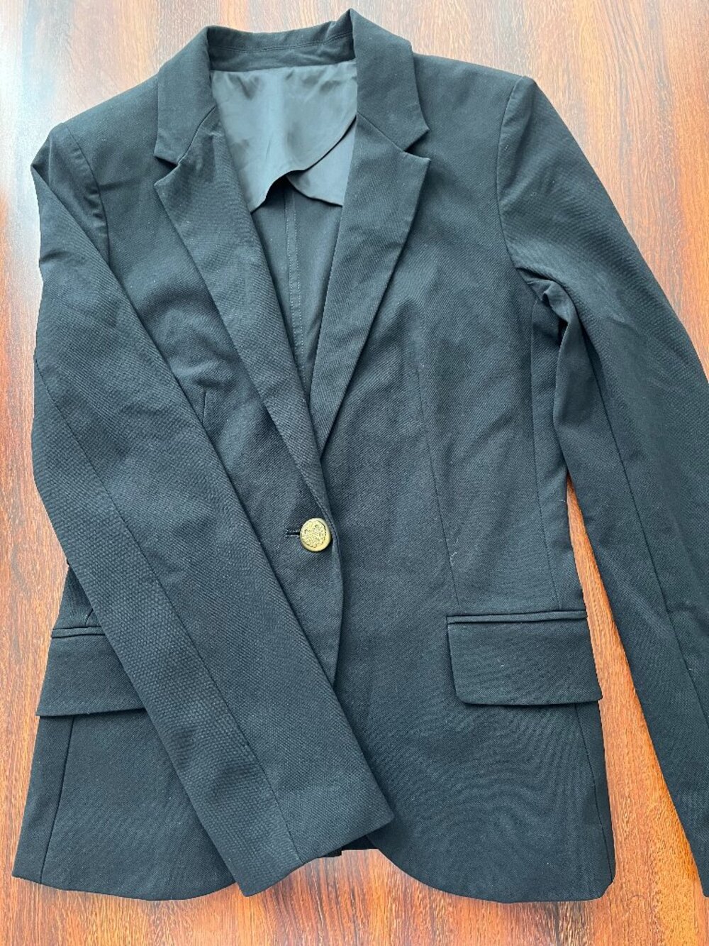 Girdear Single-Button Blazer 2|XS Black